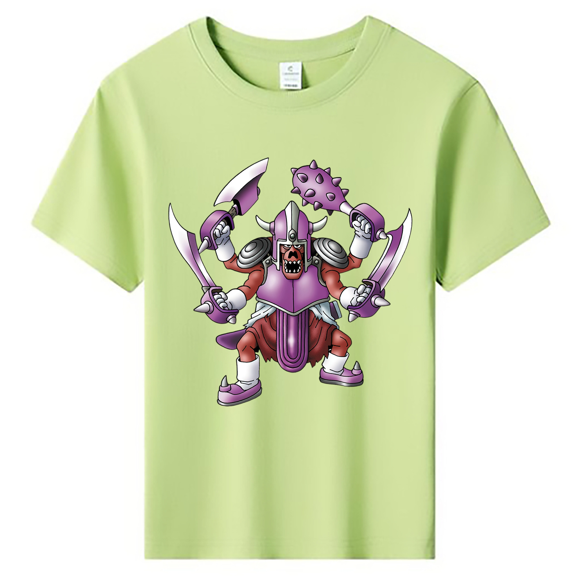（画像用） ドラゴンクエスト Doragon Kuesuto Dragon Quest 綿100％キッズTシャツ（フロントプリント）